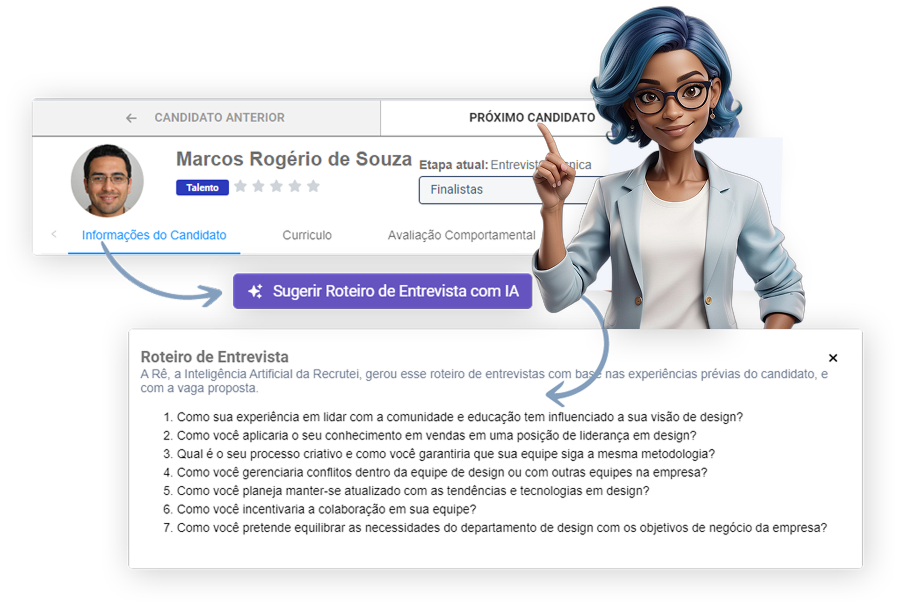 Sugestão de roteiro de perguntas