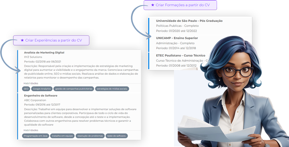Leitura inteligente de currículos