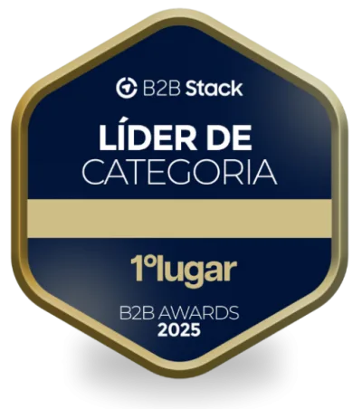Selo 1º Lugar B2B Awards