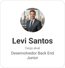 Card com o perfil comportamental do candidato